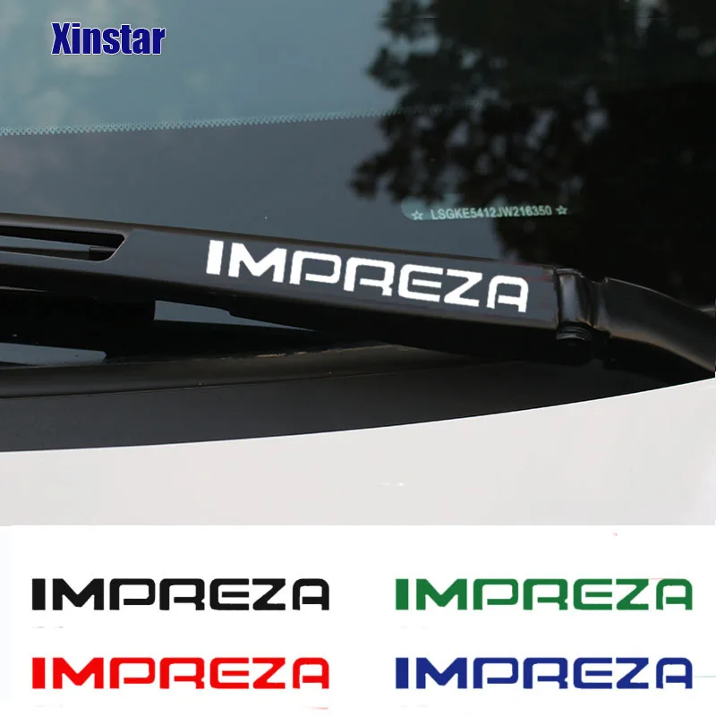 4Pcs Car Windshield Wiper Sticker For Subaru Impreza Auto Accessories