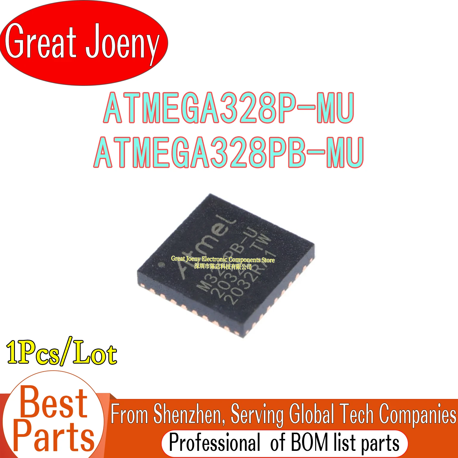 M328P-U M328PB-U ATMEGA328P-MU ATMEGA328PB-MU ATMEGA328 IC MCU Chipset VFQFN-32