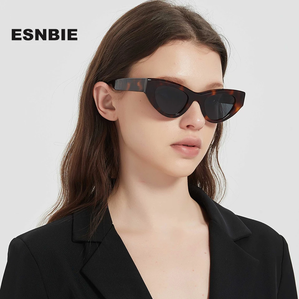 High Quality Eco-Friendly Bio Acetate Sunglasses Women Polarized Thick Frame Cat Eye Sun Glasses Female Shades Uv400 Eyewear