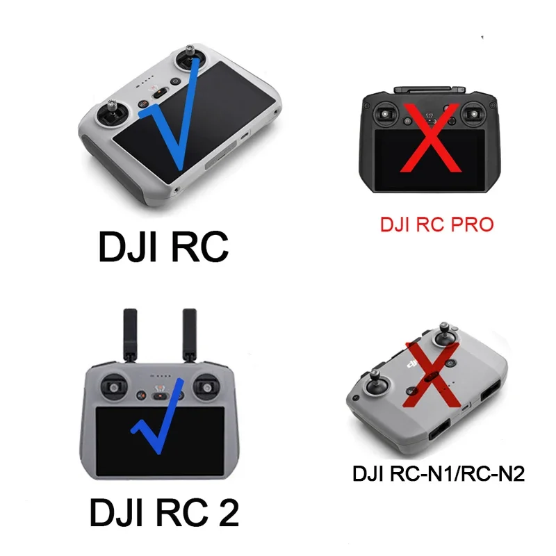 Thumb Rocker para DJI Mini 4 Pro, Air 3, Mini 3 Pro, DJI RC 2, Controle Remoto RC, RC2 Joystick Sticks, Acessórios Drone