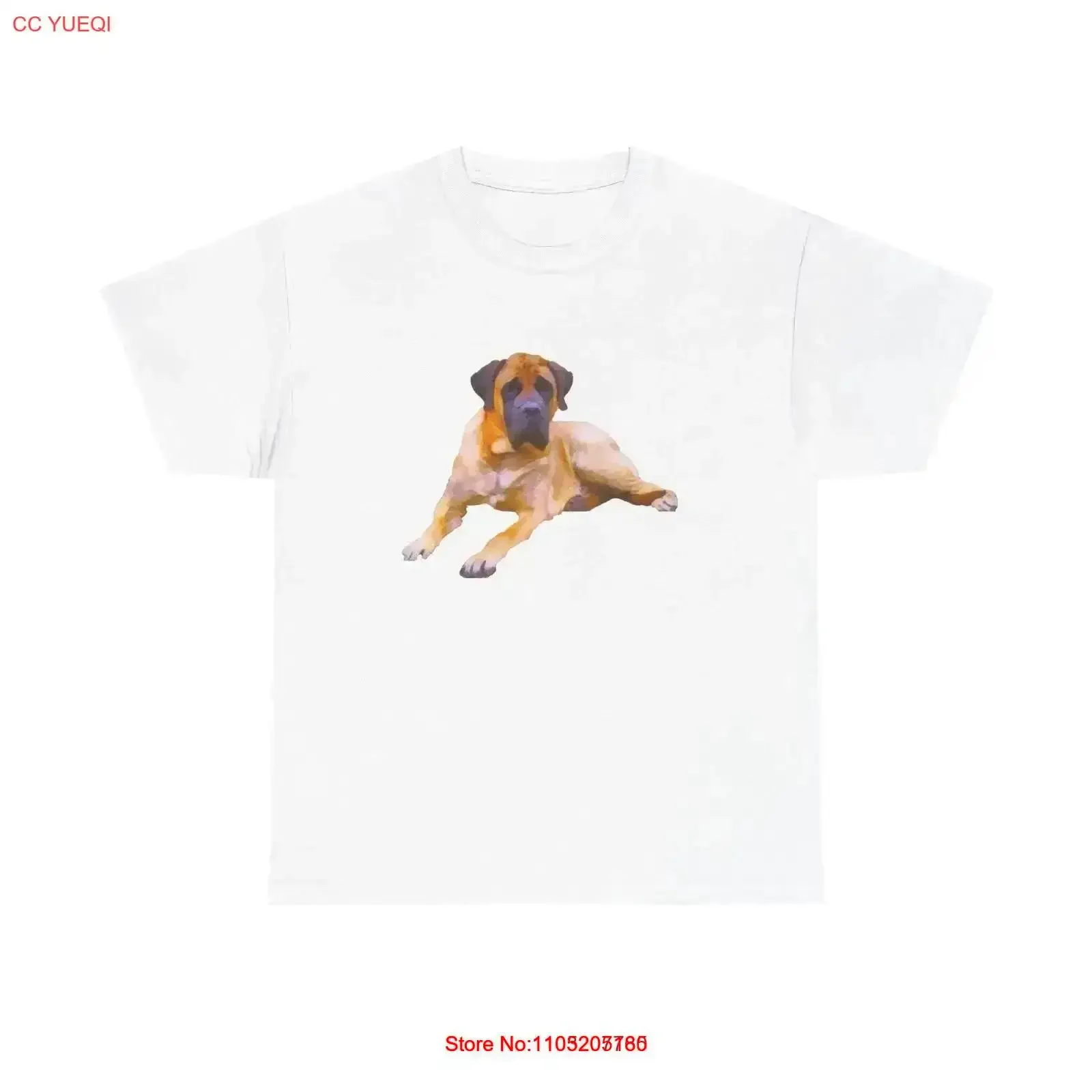 Mastiff 'Muary' Heavy Cotton T Shirt vintage Washed Soft Comfortable Top For Everyday Wear fashion Stretched Versatile vintage