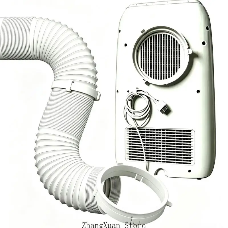 Klimaanlagen-Abluftschlauchadapter, 5,9-Zoll-Rundauslassanschluss 3XUF – Detail 8