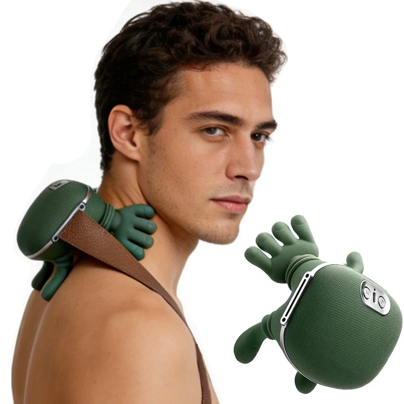 Bionic Finger Neck Shoulder Trapezius Muscle Relax Massager Neck Cervical Kneading Massage Shawl Brushless Motor Neck masajeador image 2