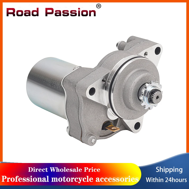 Road Passion Motorcycle Engine Parts Starter Motor Fit For TaoTao 49cc 110cc 125cc 90cc Kazuma mini falcon Coolster Roketa atv