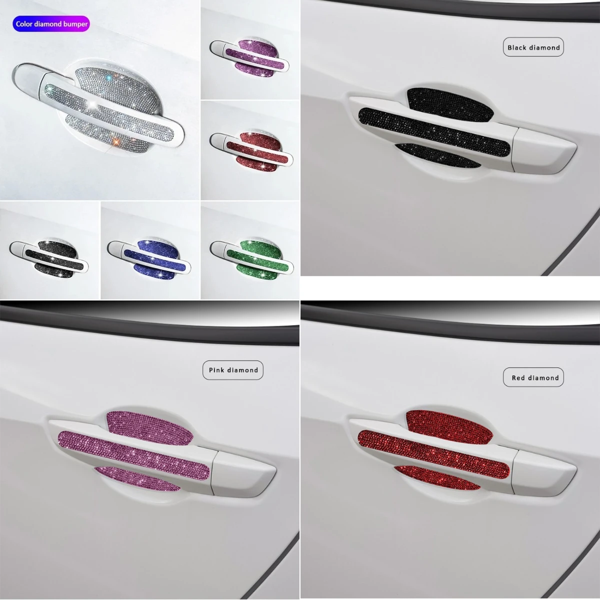 

Car Door Handle Door Bowl Sticker Protection Car For Porsche Cayenne Macan 911 Panamera Taycan Boxster Cayman 718 918 Spyder Ca