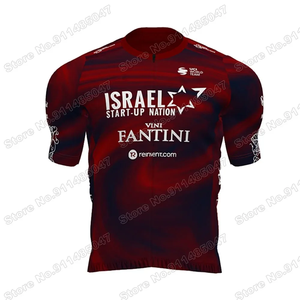 Cycling Jersey Men's Israel Start Up Nation 2022 Tour De Italia Italy Short Sleeve Shirt MTB Road Bike Maillot Ropay