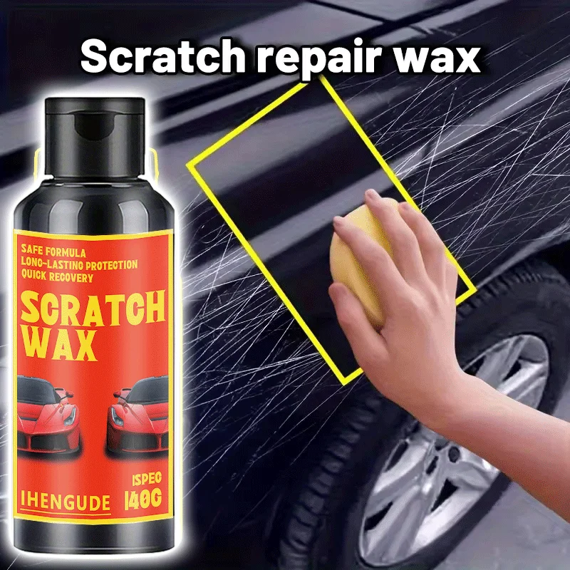 Car Scratch Repair Wax, Advanced Formula for Removing Light Scratches, Swirl Marks and Restoring Paint Shine