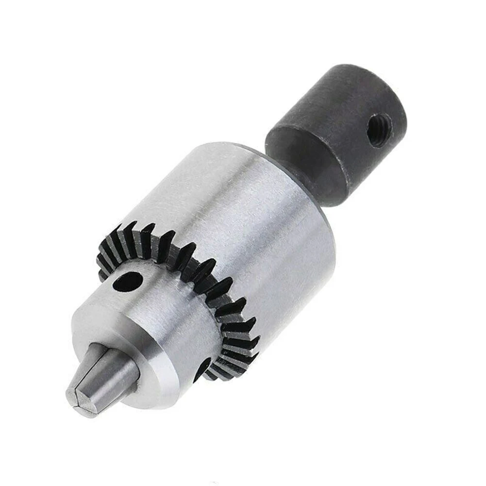 Electric Drill Chuck Mini Drill Chuck Bracket 2 Degrees Taper High Carbon Steel Material JT0 Inner Hole Diameter 6mm
