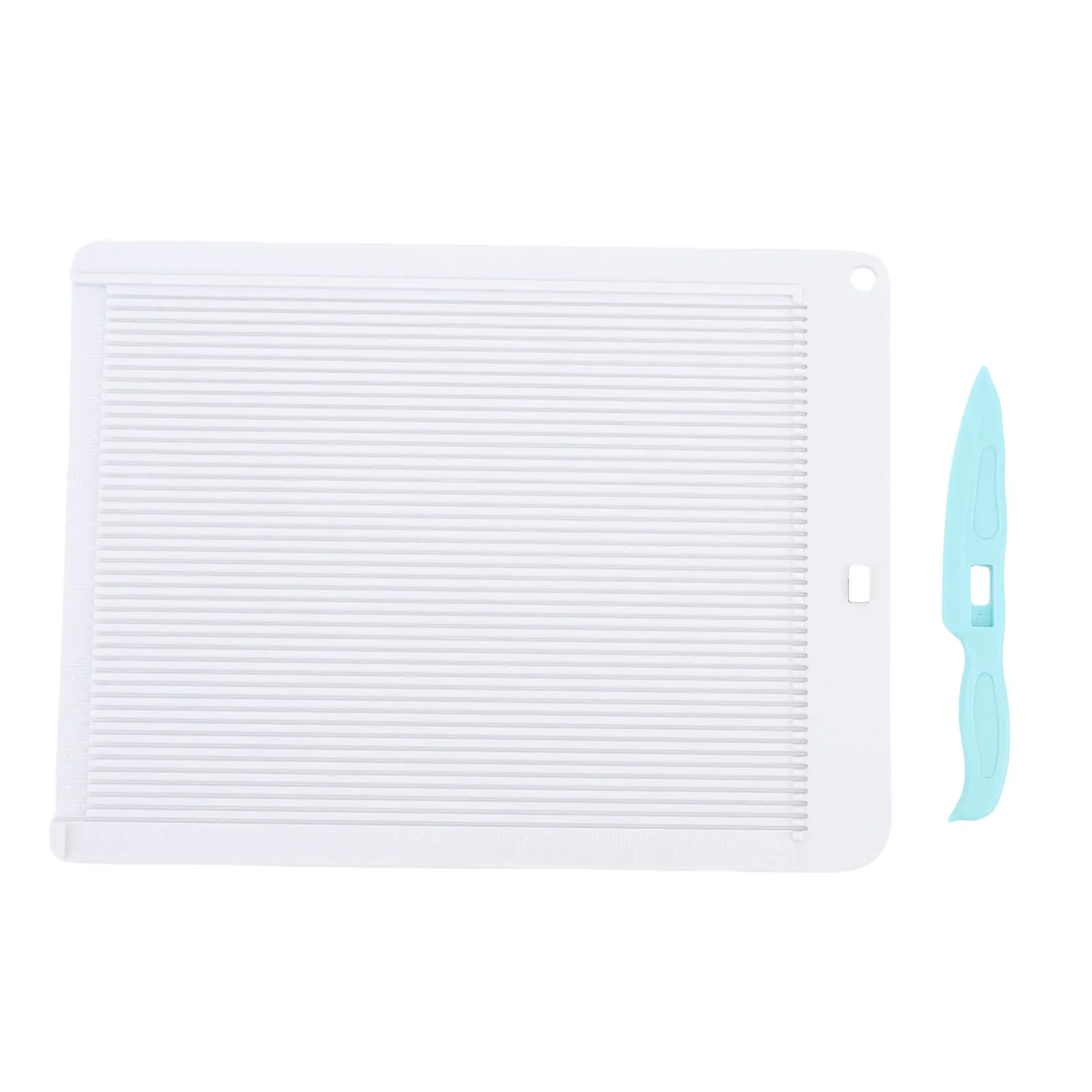 

Score and Fold Tool Plastic Scoring Board Compact Design Easy for Paper Embossing Scrapbooking Craft