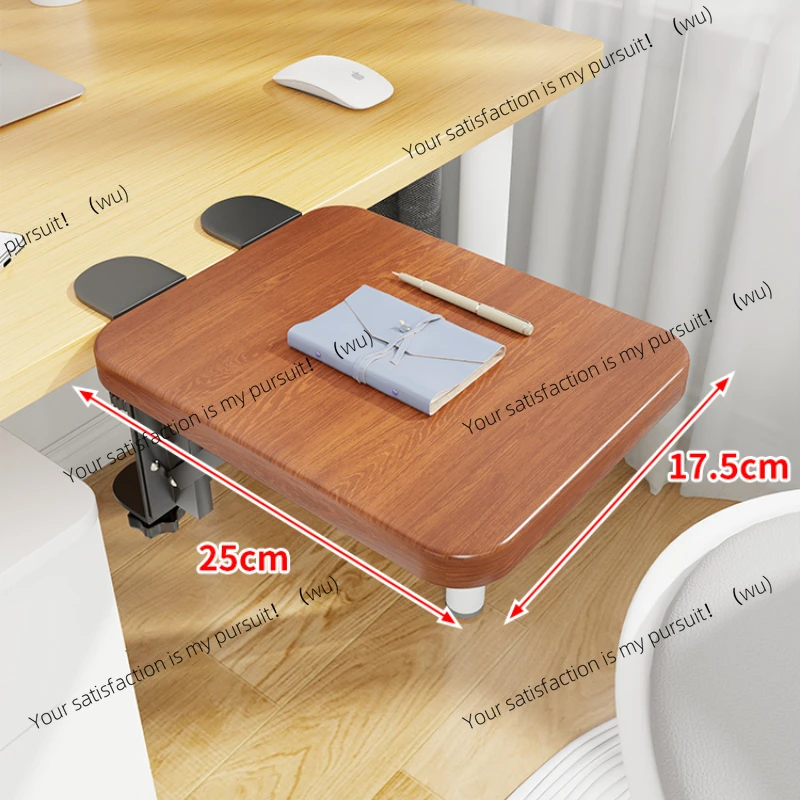 ZOCI-Foldable Desk Extension Board No Drill Widening Keyboard Tray Under Desk Mount Space Saver for Computer Laptop Workspace