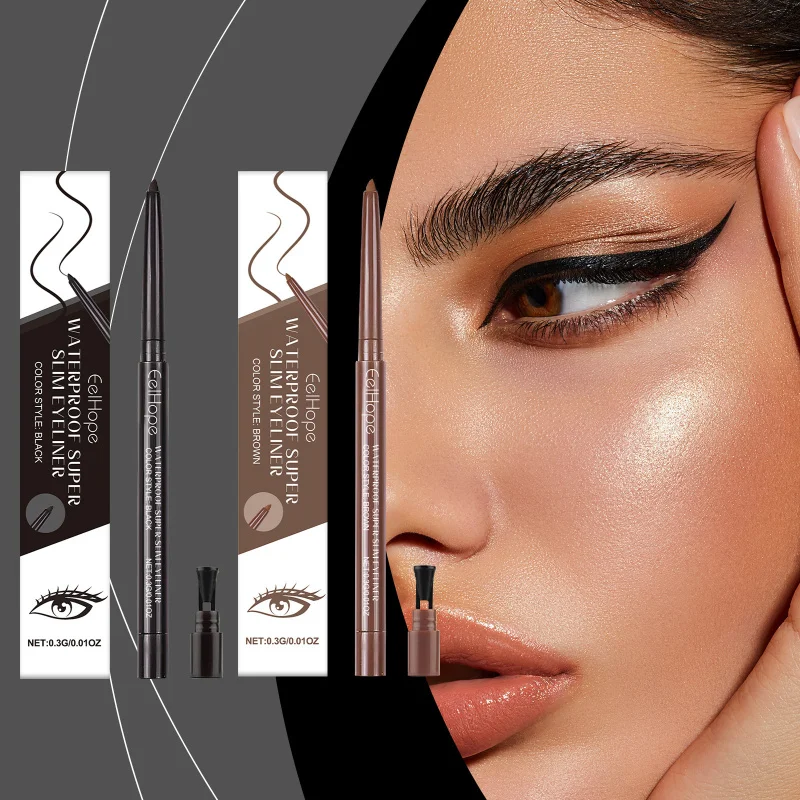 

Waterproof Eyeliner Pencil, Ultra-Smooth Long-Lasting Eye Liner, Smudge-Proof Easy to Apply for Natural or Dramatic Makeup Looks