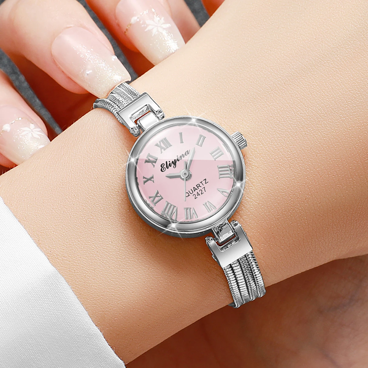 Modische Damen-Quarzuhr mit ro – Jewelry Watches For Women Bewertung und Preis