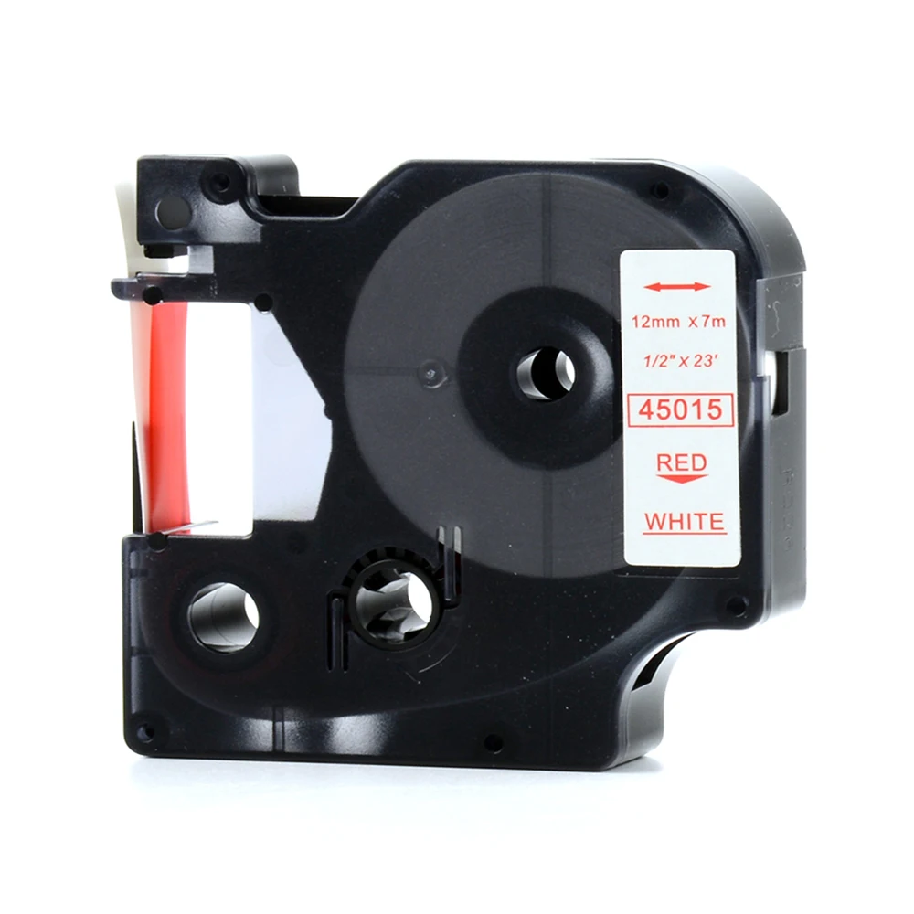 1Pack 45013 Compatible Dymo D1 Label Tape Replacement Black&White for 45013 S0720530, Suitable for LabelManager 160 280 210D 360