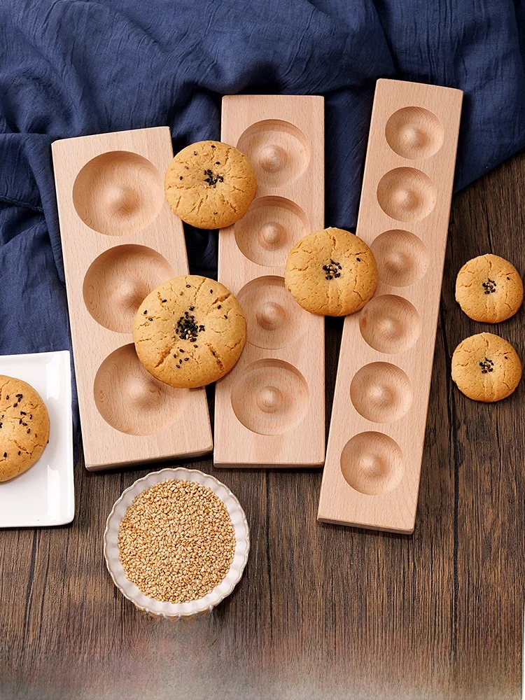 Herramientas de madera para hornear, corte de melocotón, horneado crujiente, uso doméstico, pastel de almendras, melocotón, galletas crujientes, utensilios para hornear, cocina china...