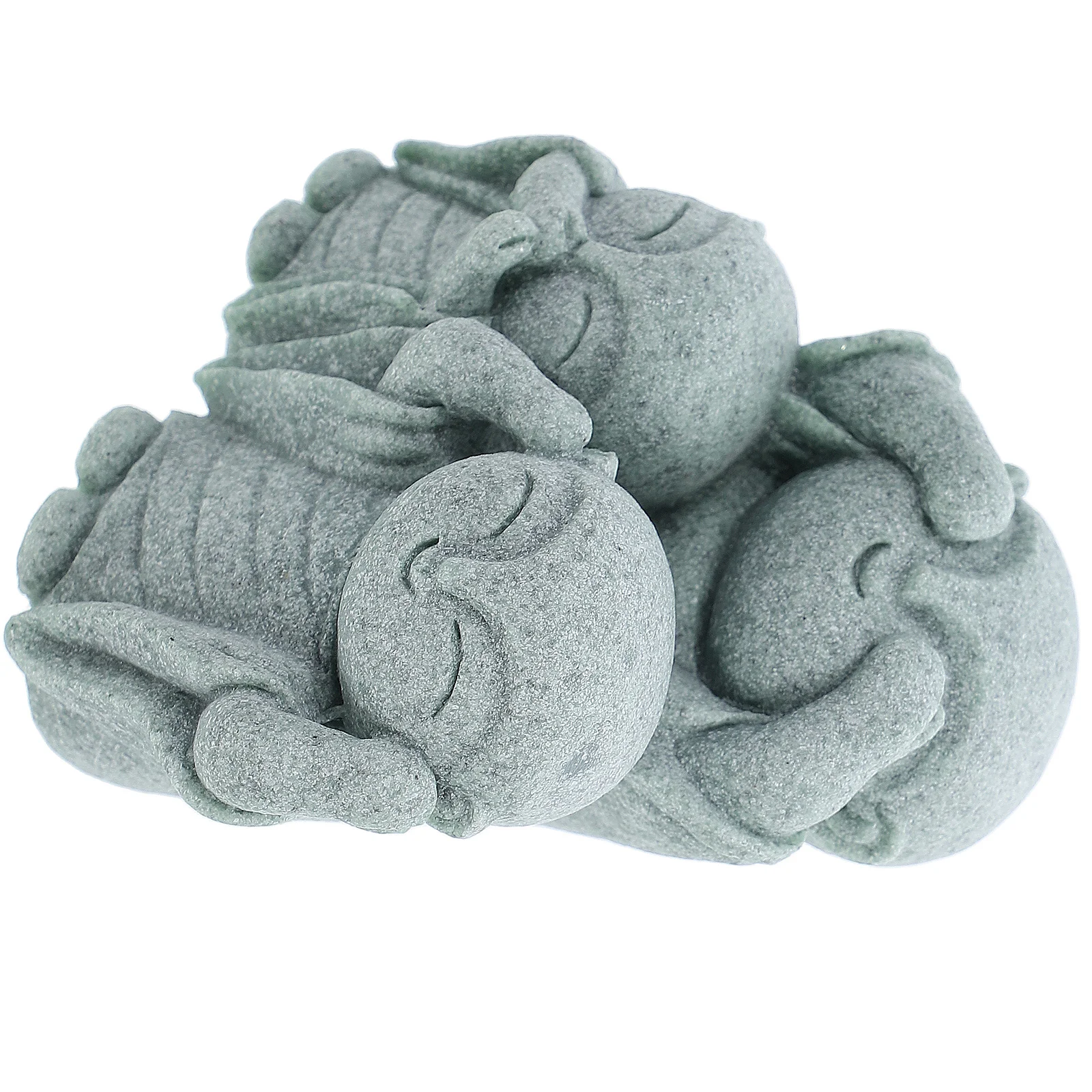 

Minimalist Aquarium Decoration Japanese Stone Buddha Statue Sandstone Ornament Zen Garden Fish Tank Sculpture