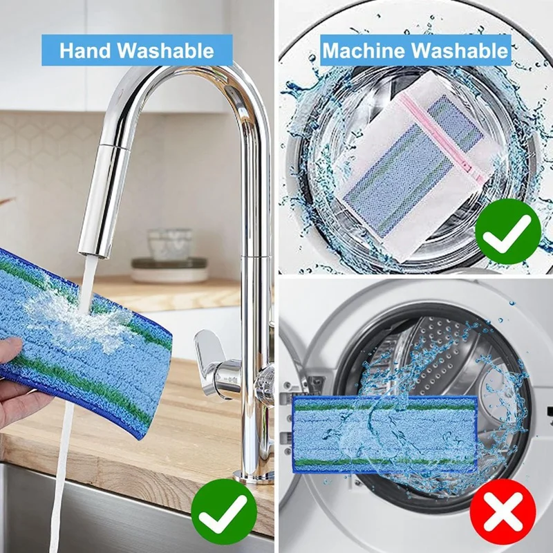9 SZTUK nakładek do mopowania na mokro F do robota Irobot Braava Jet M6 Ultimate Robot Mop 6012, 6110, 6112, 6113 Zmywalna i wielokrotnego użytku ściereczka do mopa