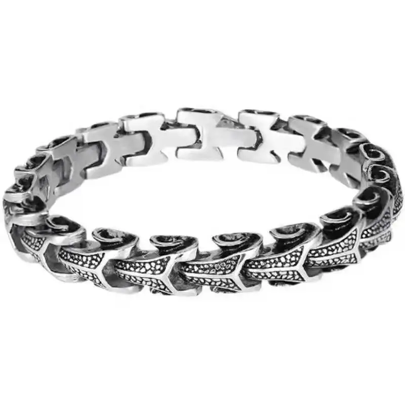 Men's Dragon Bracelet Dominant Personality Hip Hop Bracelet Hip Hop Rock Bracelet Jewelry Accessories