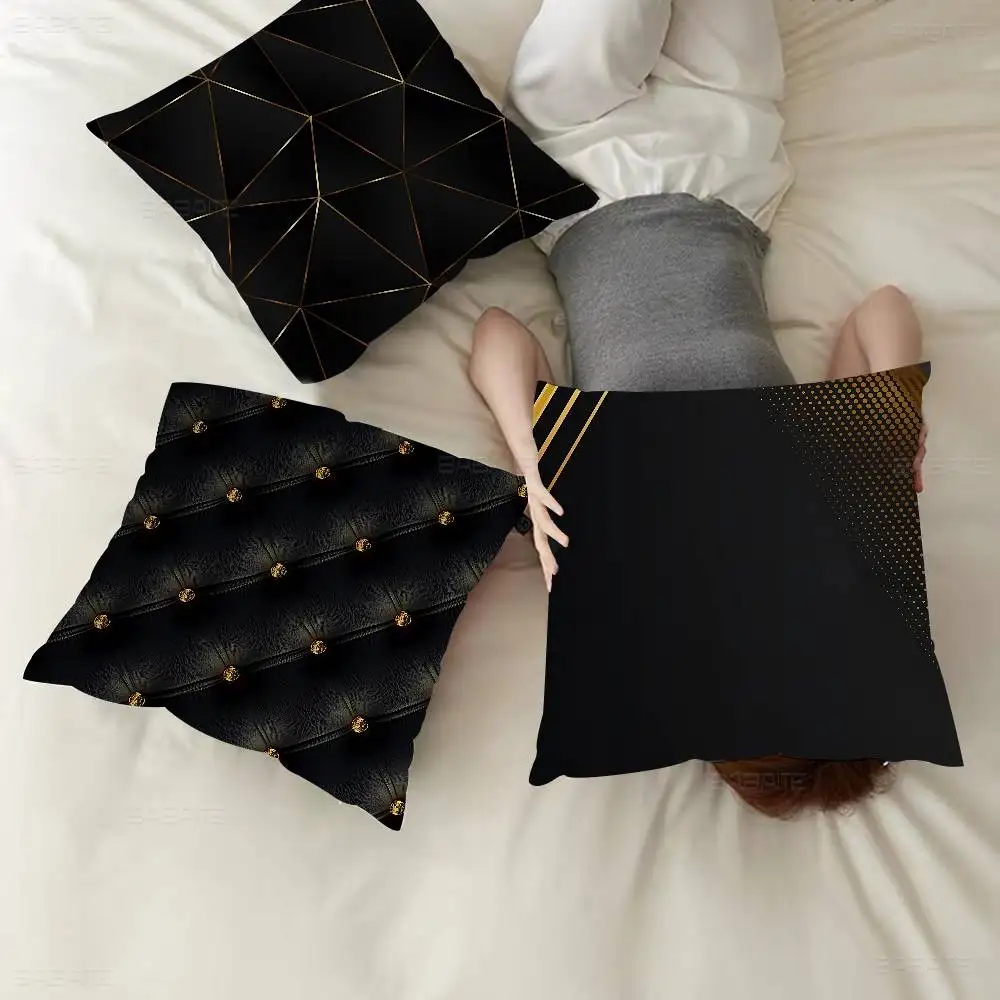 Black Matte Personalized Pillow Cover Kids Bedroom Wild Party Decor Pillowcase kid Birthday shower Gift
