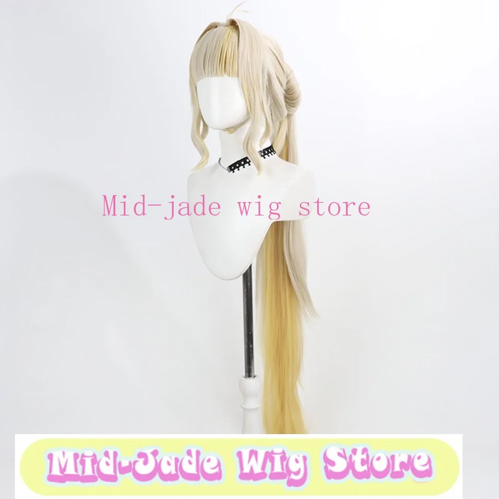 Game Wuthering Waves Suisui Cosplay Wig Yunxiao Fengding Split Hair Accessories Character Style Convention Festival