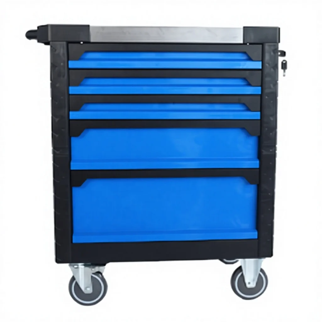 KT-8170A Quick Repair 170-Piece Five-Tier Stainless Steel Hard Case Tool Cart Pliers Wrenches Hammers Sockets Screwdrivers