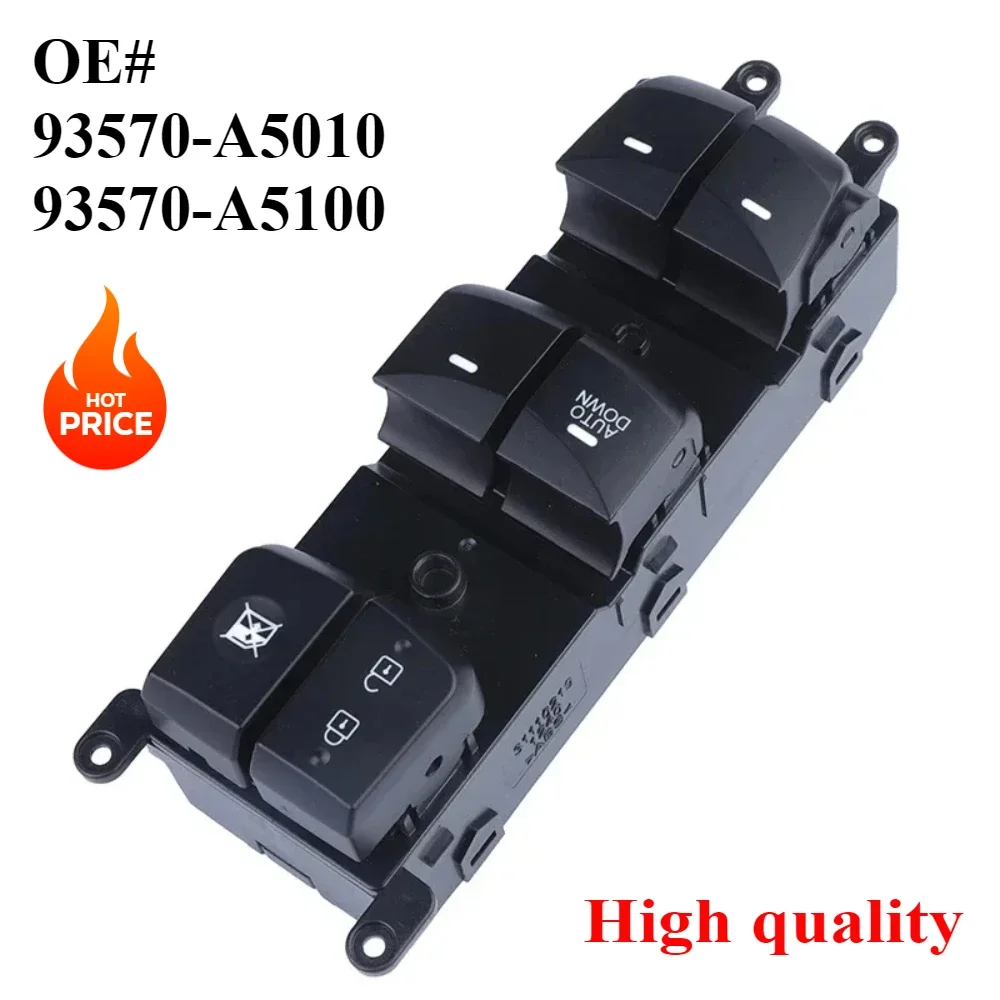 

For Hyundai Elantra 2013-2017 Elantra Master Power Window Switch Accessories 93570-A5010 93570-A5100