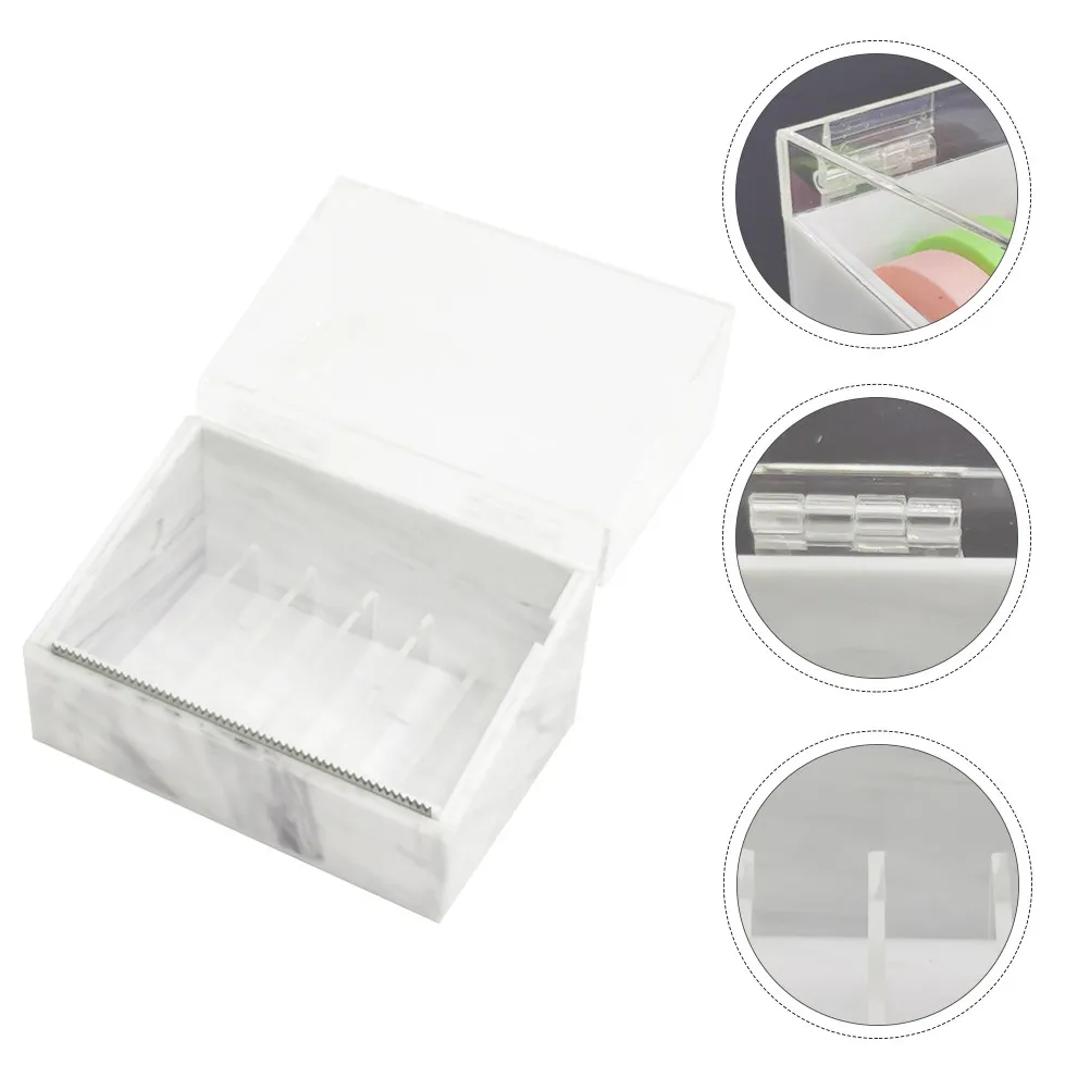 1pcs-premium-acrylic-eyelash-tape-cutter-professional-dispenser-for-lash-extension-grid-design-dustproof-portable-safe-easy