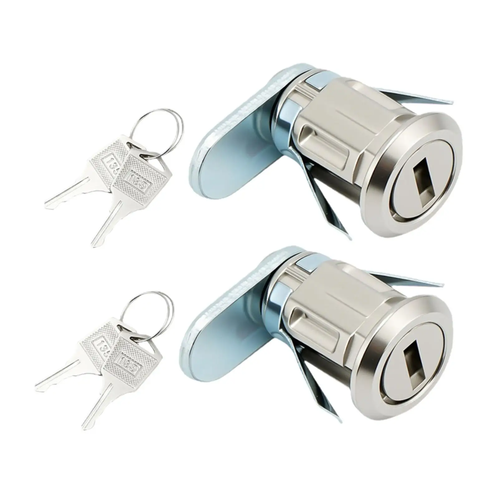 Serrature a camma da 2 pezzi Serrature per scatole di file Serratura a palo di ricarica per porte di accesso con coperchi di pozzo