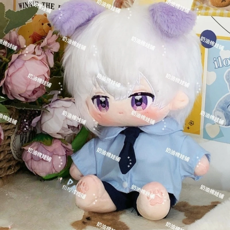 20cm Anime Role Attributes Sei Kawaii Cosplay Bawełniana Lalka Ciało z Szkieletem DIY Zmiana Strój Miękkie Pluszaki Figurki Prezent dla Fanów