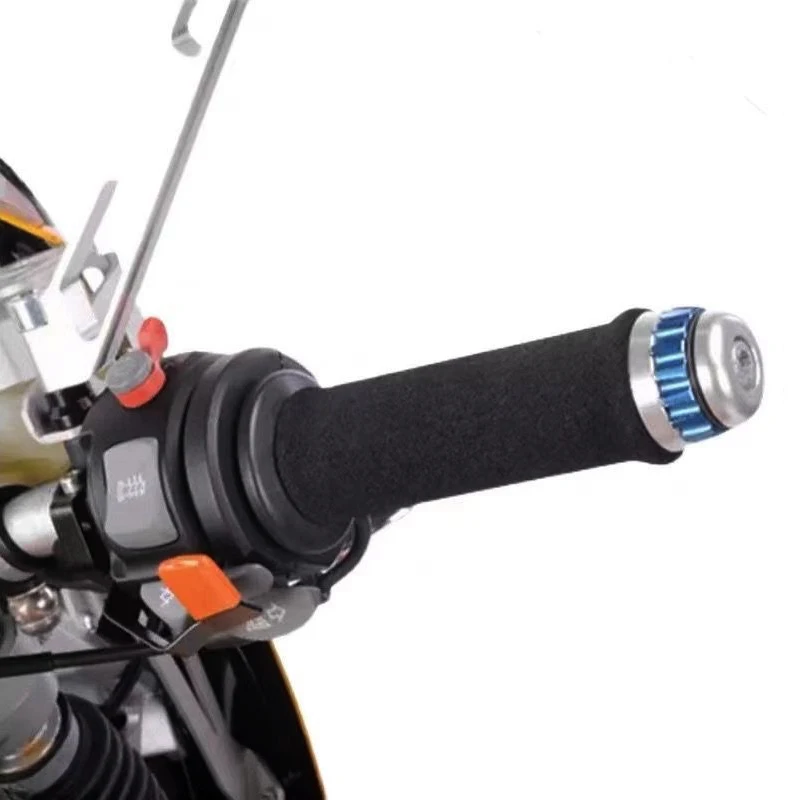 Fit For V-Strom 250 650 1000 1050 XT V Strom VStrom 800DE DL650 Motorcycle Handle Anti Slip Cover Soft Sponge Grip Handle