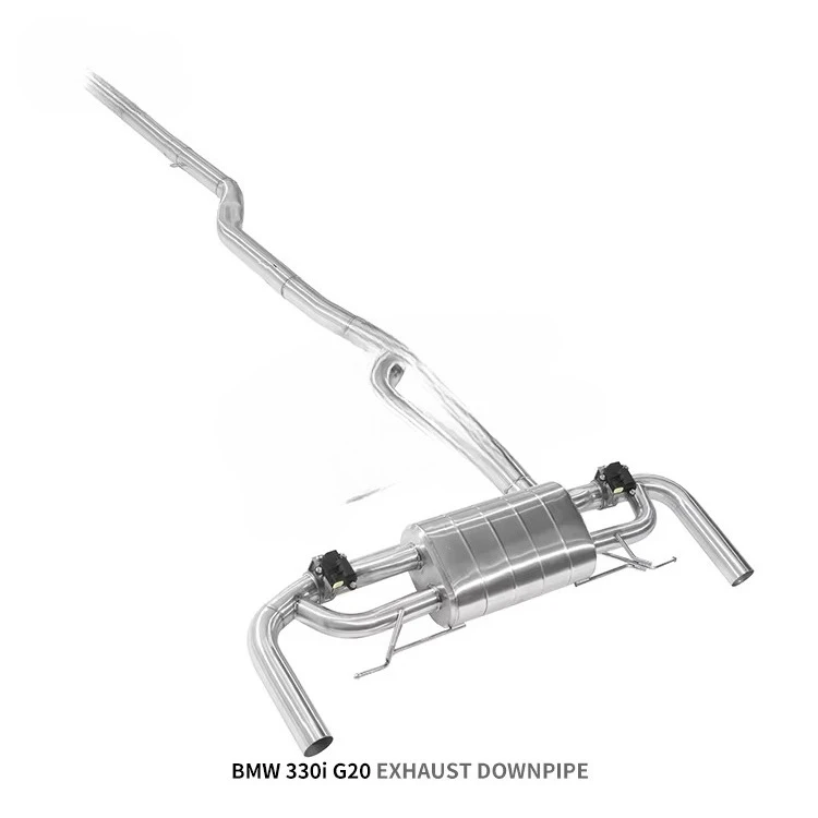 330I G20 High Performance Tuned Exhaust System Stainless Steel Cat Back Mid-end Downspout Exhaust Pipe