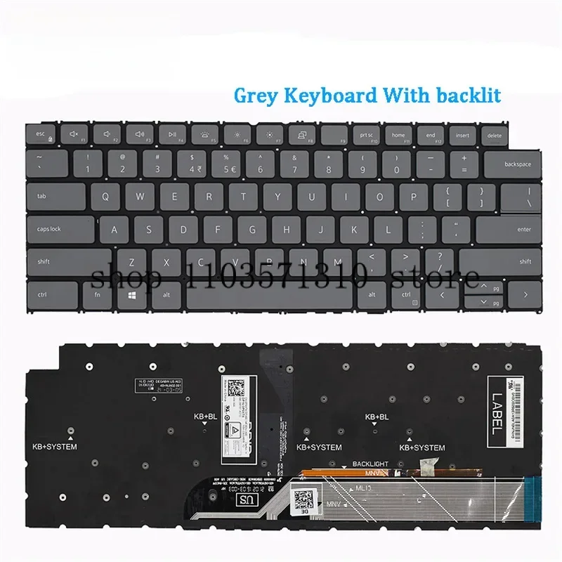 New Original laptop keyboard for Dell Inspiron 5310 5410 5415 5418 5320 7415 7425 p144g p147g vostro14pro latitude 3420