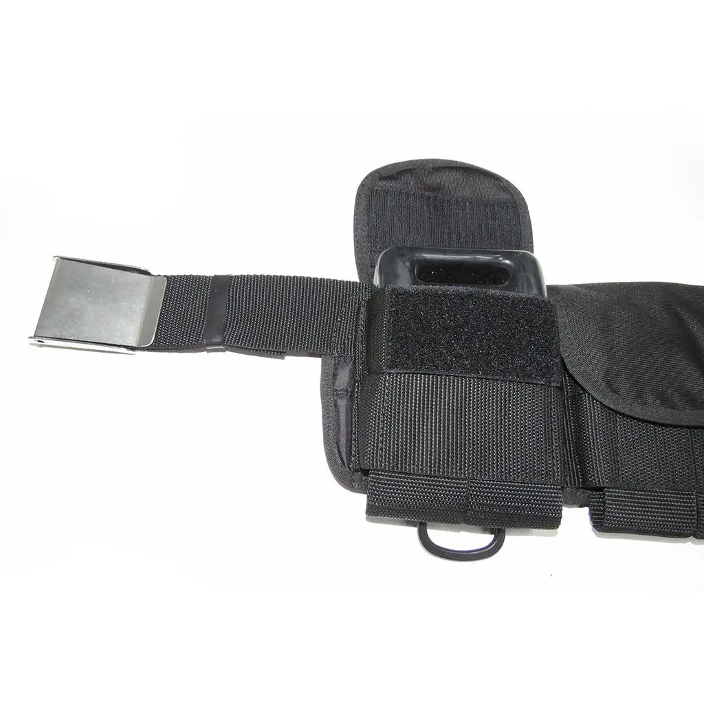 Snorkeling Weight Tank Pocket Carrier Nylon Webbing Quick Release Buckle for Underwater Dive Harness Accessories