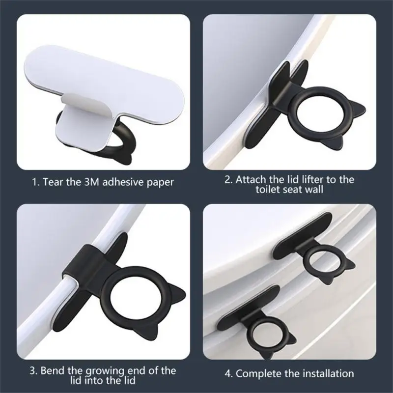 Multifunction Toilet Seat Lifter Toilet Lifting Device Avoid Touching Toilet Lid Handle Ring Shape Pot Seat Lifter Wc Accessorie