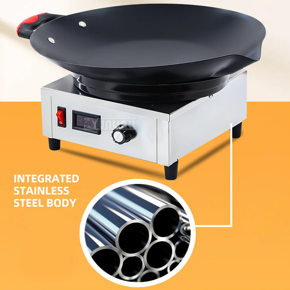 الأكشاك طباخ التدفئة الكهربائية التجارية الزعرور المغلفة بالسكر على آلة عصا معدات الوجبات الخفيفة الصينية التقليدية الرقمية