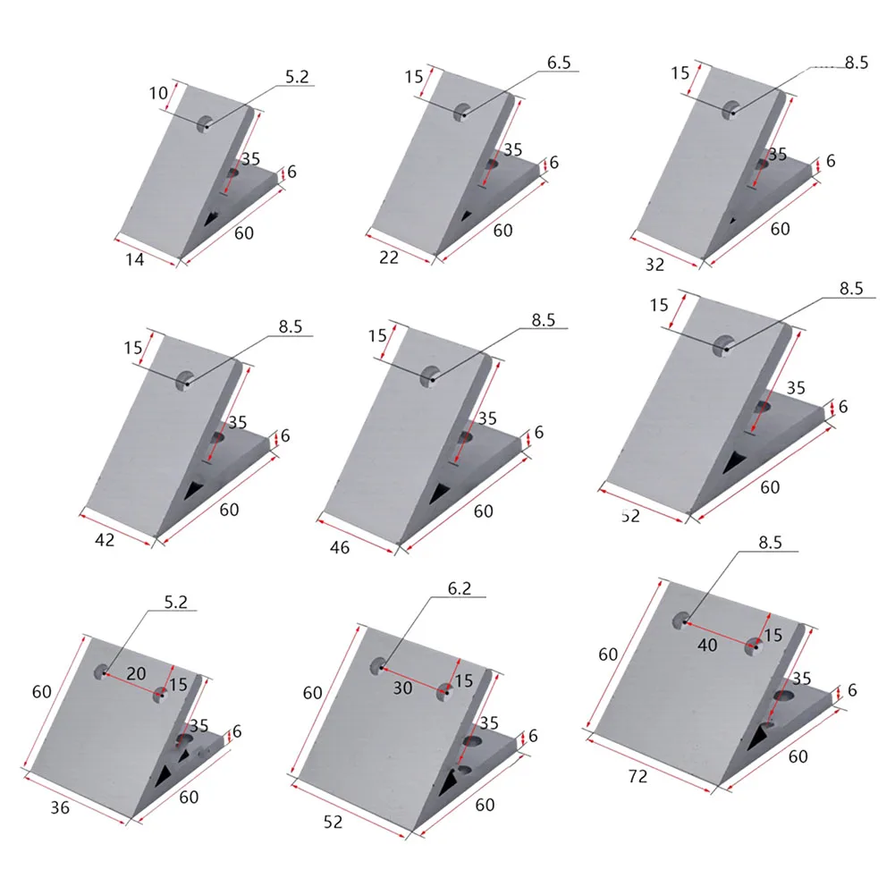 Алюминиевый экструзионный угловой кронштейн, соединительный сплав, легко устанавливаемые фланцевые гайки, высокая твердость