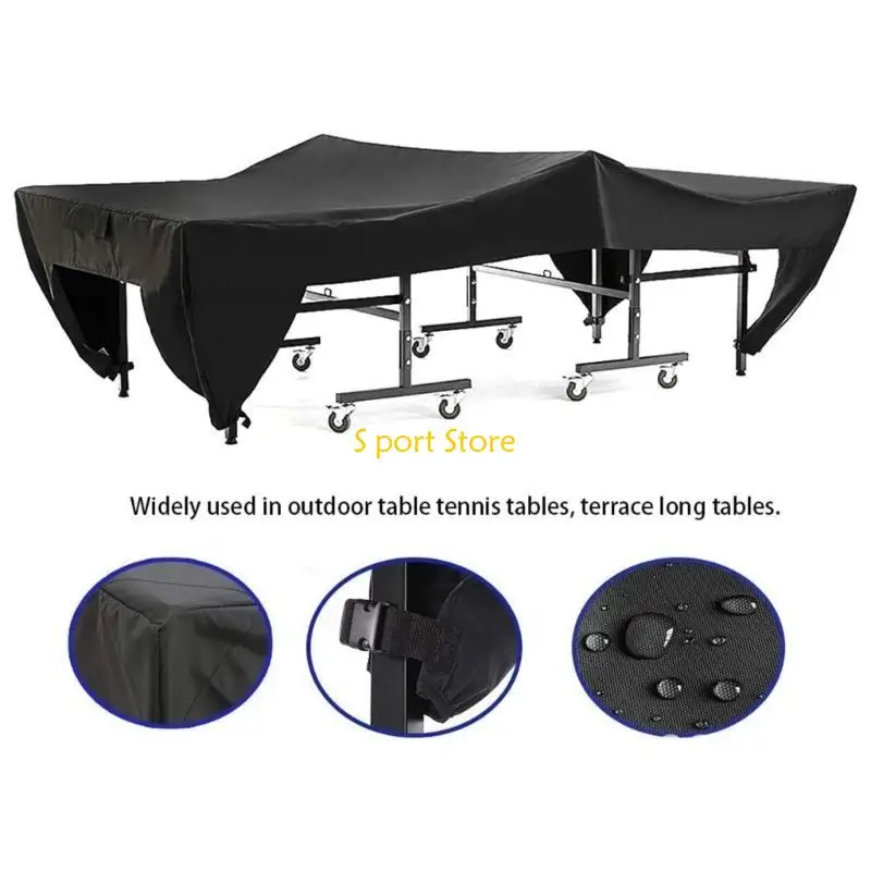 U2JB Ping-Pong Table Cover Water Resistant All Weather-Protection 110x60x28.7Inch