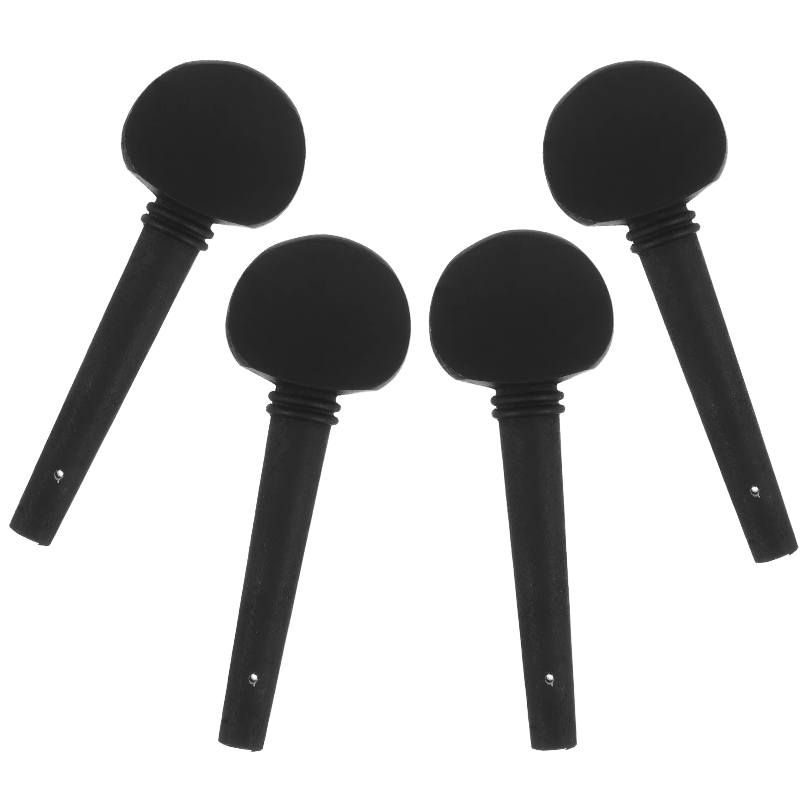 

4 pcs Cello Ebony Pegs Replacement Parts Tuning Accessories Instrument Decorative Fittings Musical Enhancement Performance