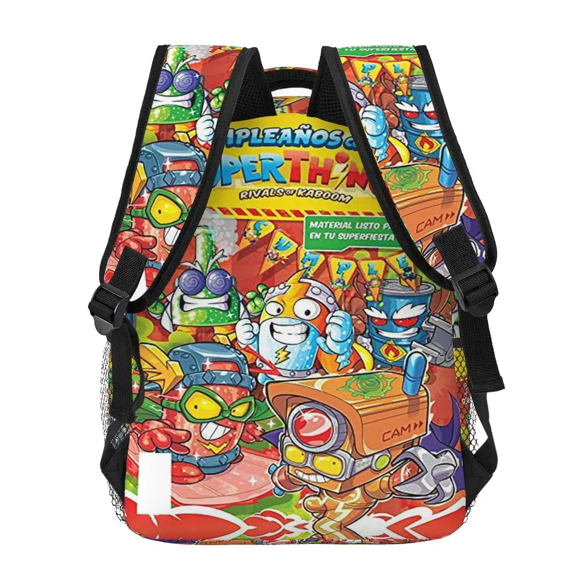 Super Zings Superthings Cartoon Backpack Student Boys Girls BookBag Kids School Bag Computer Shoulder Bags for Men Women - view 5