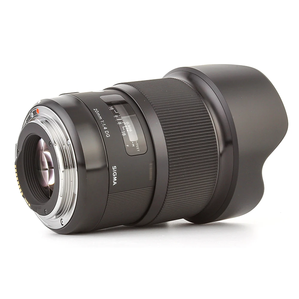 Sigma 20mm F1.4 DG Art Lens Full Frame 20mm F1.4 Wide Angle Prime Lens For Canon Mount or Nikon Mount or Sony E Mount