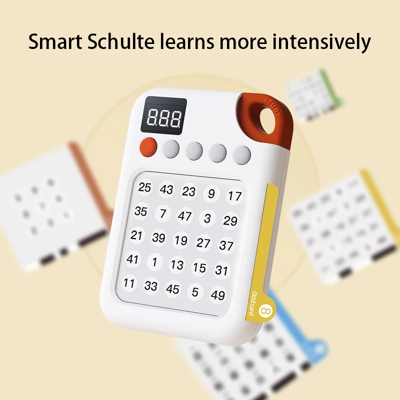 لعبة محمولة للأطفال، آلة تدريب Schulte المحمولة لمرحلة ما قبل المدرسة، مدرب ذاكرة الاهتمام التعليمي #1