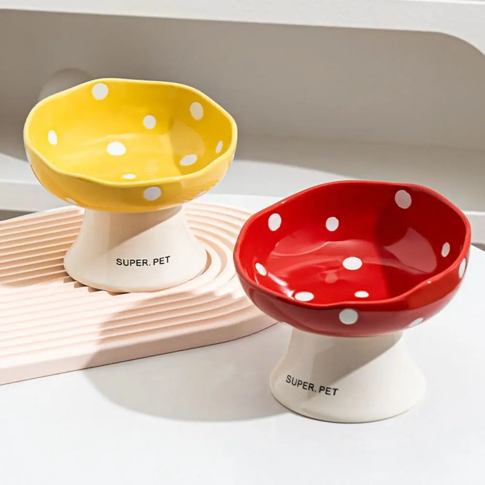 Non Slip High Cat Bowl For Senior Cats Neck Pain Elevated For Neck Health Digestion For Home