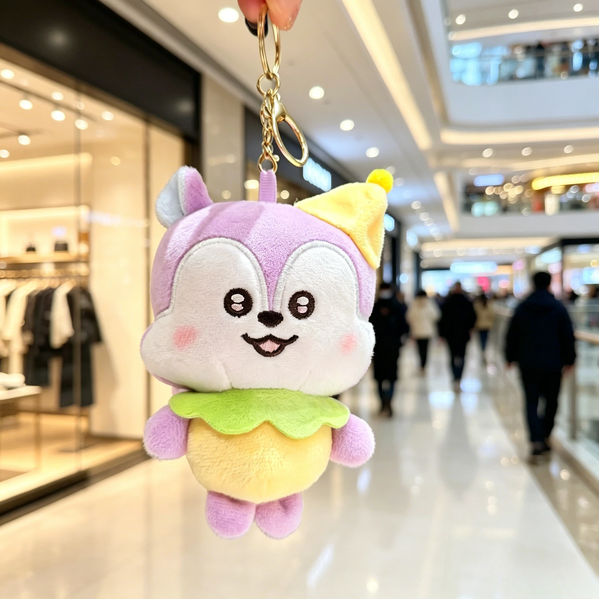 New BT21 Chimmy Cooky koya Shooky Tata Creative Anime Peripheral Cartoon Keychain Personality Cute Backpack Decorat Doll Pendant - view 6