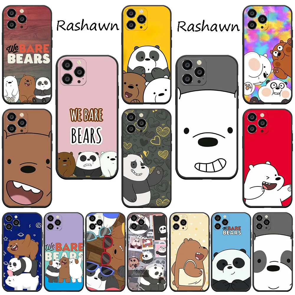 PK-22 Cute Panda Flexible Case For VIVO Y93 Y55 Y55S Y17S Y21T Y22S Y70 Y11 Y12 Y15 Y93 Y95 Y91C Y73 Y10 Y3 Y3S