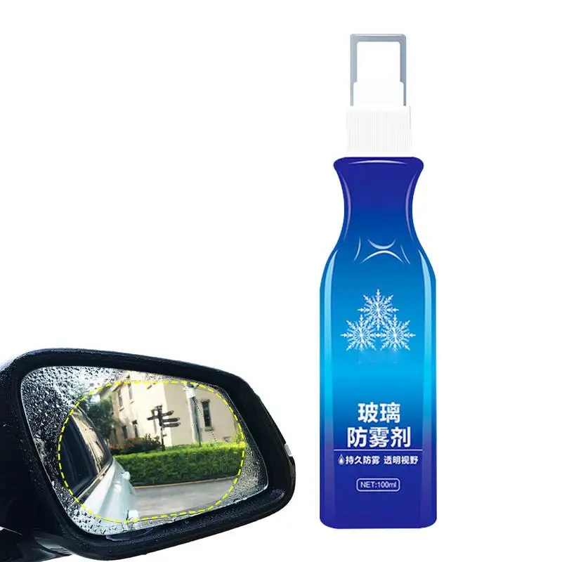 

Anti-Fog Agent For Car Glasses 3.38oz Car Glass Anti-fog Rainproof Agent Rainproof Rearview Looking-glass Coating Hydrophobic