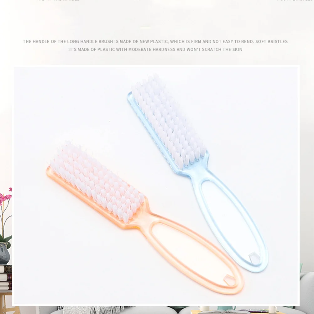 

20Pcs Nail Brush Set High Quality Strong Yet Gentle on Skin Long Handle Design for Easy Grip Manicure Pedicure Dust Cleaning