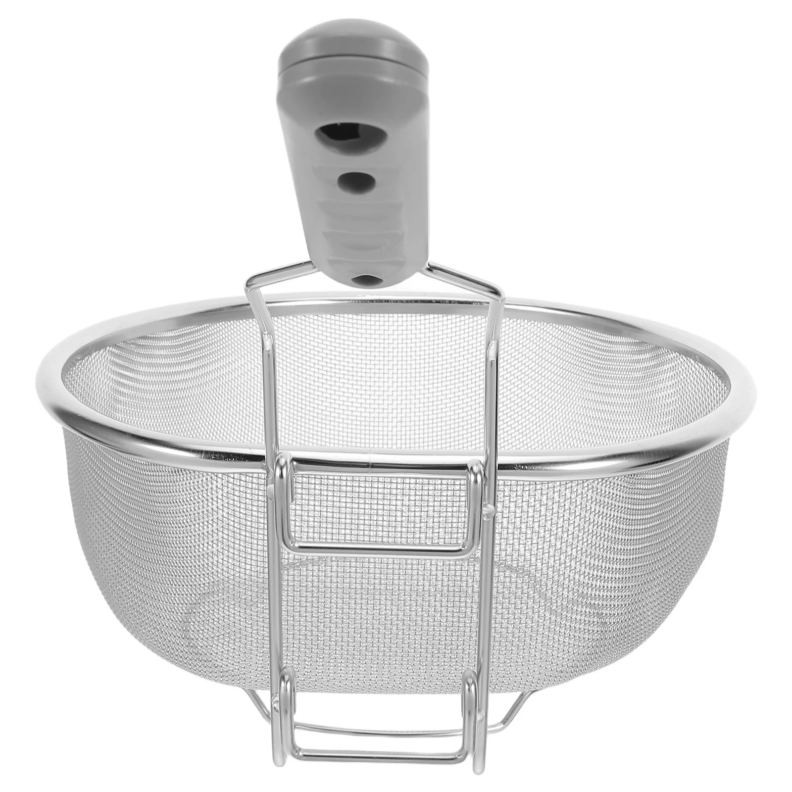 

Fine Mesh Stainless Steel Fry Basket 14.54x8.25x3.93in Strainer for Fries Chips Boiling Noodles Deep Frying Kitchen Cooking