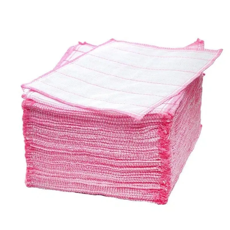 Non-stick Oil Cleaning Towels Cotton Dishcloth Super Absorbent Microfiber Towel Household Cleaning Cloth Reusable Scouring Pads