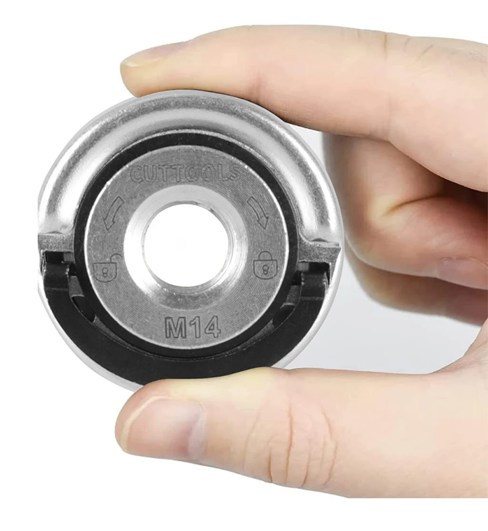 Quick Release Angle Grinder Locking Nuts M14 Angle Grinder Flange Nut Replacment Lock Nuts for Angle Grinder with M14 Spindle