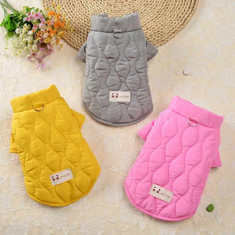 Winter Pet Down Jacket Warm Dog Clothes for Maltese Chihuahua Clothing for Small Medium Dogs Cats Costume French Bulldog Apparel