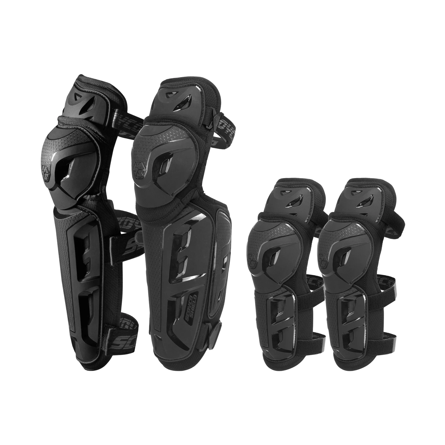 

TPU Elbow and Knee Protector Adjustable Knee Brace Motorcycle Racing Riding Knee Elbow Protector